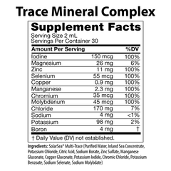 Trace Mineral Complex 60 mL (2 fl.oz.) and Sea M.D 120 mL (4 fl.oz.) bundle