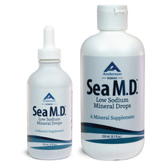 Sea M.D. Concentrated Trace Mineral Drops 120 ml & 250 ml Bundle