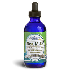 Sea M.D. Concentrated Trace Mineral Drops 120 ml & 550 ml Bundle