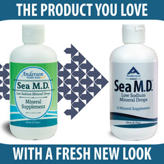 Sea M.D. Concentrated Trace Mineral Drops 250 mL (8.3 fl.oz.)