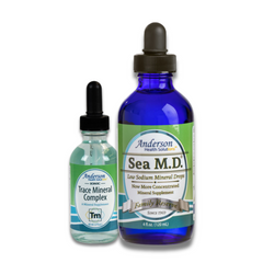 Trace Mineral Complex 60 mL (2 fl.oz.) and Sea M.D 120 mL (4 fl.oz.) bundle